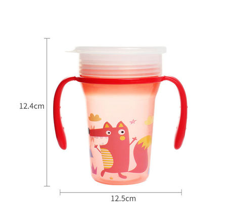 300 мл PP 360 градусный угол Baby Sippy Cup Сертификат BSCI ISO9001