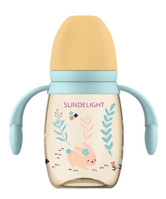 240 мл 300 мл PP детская бутылка с двойной ручкой устойчивая к ударам