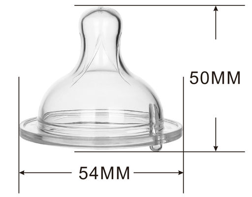 Силиконовые детские бутылки соски, медленный поток