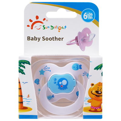 Младенец Soother силикона Pacifier ABS разрыва устойчивый розовый голубой