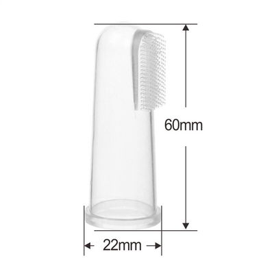 Щетка Teether младенца зубной щетки силикона пальца младенца младенческая