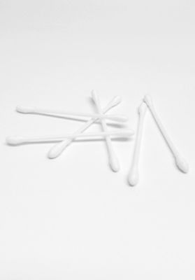 100% хлопок 100 бутонов хлопка безопасности младенца ручки ПК пластиковых