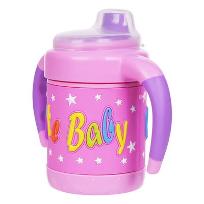Не разлейте BPA свободное Multicolo 6 месяцев чашка Sippy младенца 6 унций