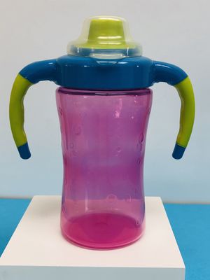 9 месяцев 7 чашка Sippy младенца сжатия BPA унции легкая свободная 260ml
