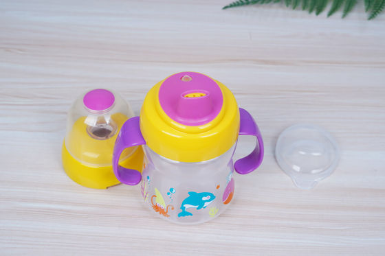 2 в 1 месяцах всасывания BPA ниппели свободном 6 чашка Sippy младенца 6 унций