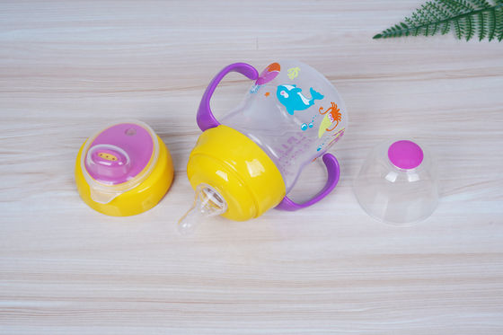 2 в 1 месяцах всасывания BPA ниппели свободном 6 чашка Sippy младенца 6 унций