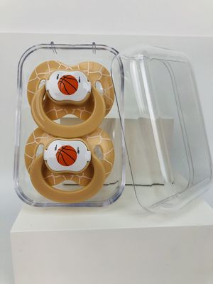 2pcs 0-6 жидкостного месяцев младенца Soother силикона