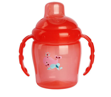 (НОВАЯ) ЧАШКА 225ml PP SIPPY С ДВОЙНОЙ НЕ-РАССЛОИНОЙ РУЧЕК