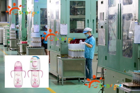 Широкий силикон PP шеи 12oz 330ml образовывает дугу бутылка младенца питаясь