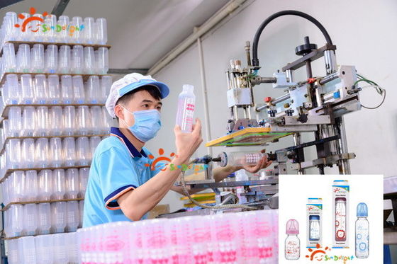 Бутылки теплостойкого Hi младенца шеи 9oz 250ml прозрачности стандартного стеклянного питаясь